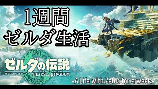果てしない旅へ行く、1週間ゼルダ生活【ゼルダの伝説 ティアーズ オブ ザ キングダム】