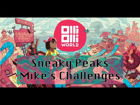 OlliOlli World - Sneaky Peaks: All 3 Mike's Challenges