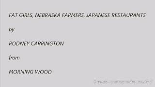 Fat Girls  Nebraska Farmers  Japanese Restaurants
