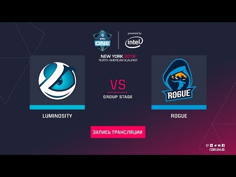 Luminosity vs Rogue - ESL One NY NA Quals - map1 - de_overpass [Anishared]