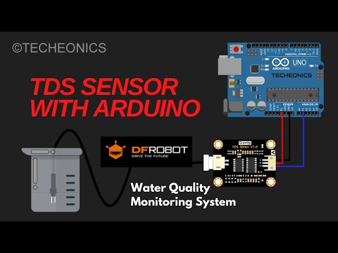 DFROBOT TDS Meter Sensor With Arduino & LCD || Measure Water Quality in PPM || Techeonics @dfrobot