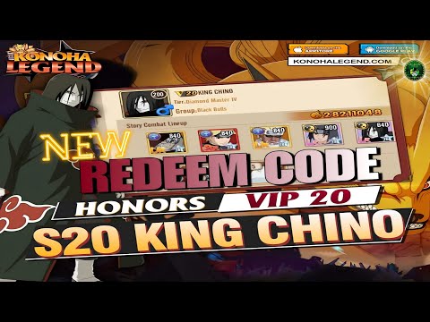 Konoha Legend - Ninja AFK mobile New! VIP Honor Gift Code 🎁 #17 TOP Naruto Mobile Game🔥🔥 android/iOS