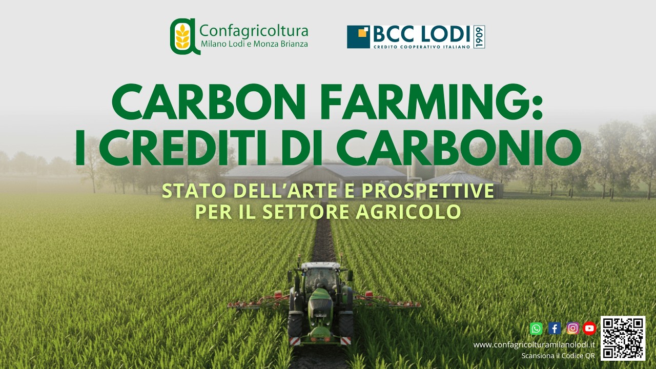 Carbon Farming: stato dell’arte e prospettive per il settore agricolo