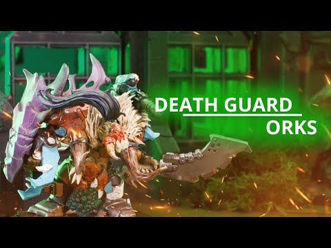 Death Guard vs Orks - 10th Edition Warhammer 40k Battle Report #warhammer40k