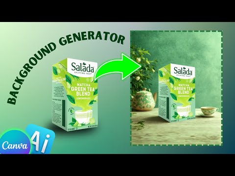 Create Background for Products Image in a minute Canva AI Background Generator Tools Tutorial