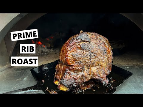 WOOD FIRED PRIME RIB ROAST 🔥🥩 WITH POTATOES AU GRATIN Forno Venetzia