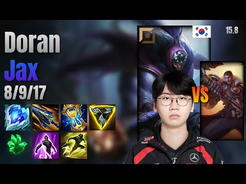 Doran Top Jax vs Jayce lol KR solo rank Full Game 15.8 | 도란 잭스 vs 제이스