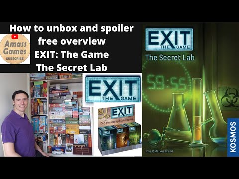 How to unbox preview how to play Exit the game The Secret Lab