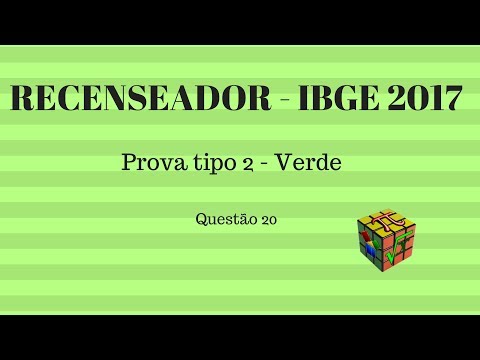 RECENSEADOR - IBGE 2017