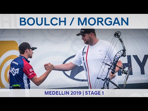 Jean-Philippe Boulch v Tate Morgan – compound men bronze | Medellin 2019 World Cup S1