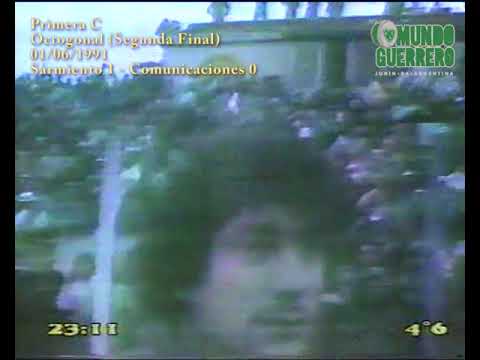 Sarmiento a la B (Sarmiento 1 - Comunicaciones 0) [Primera C - Torneo 1990/1991]