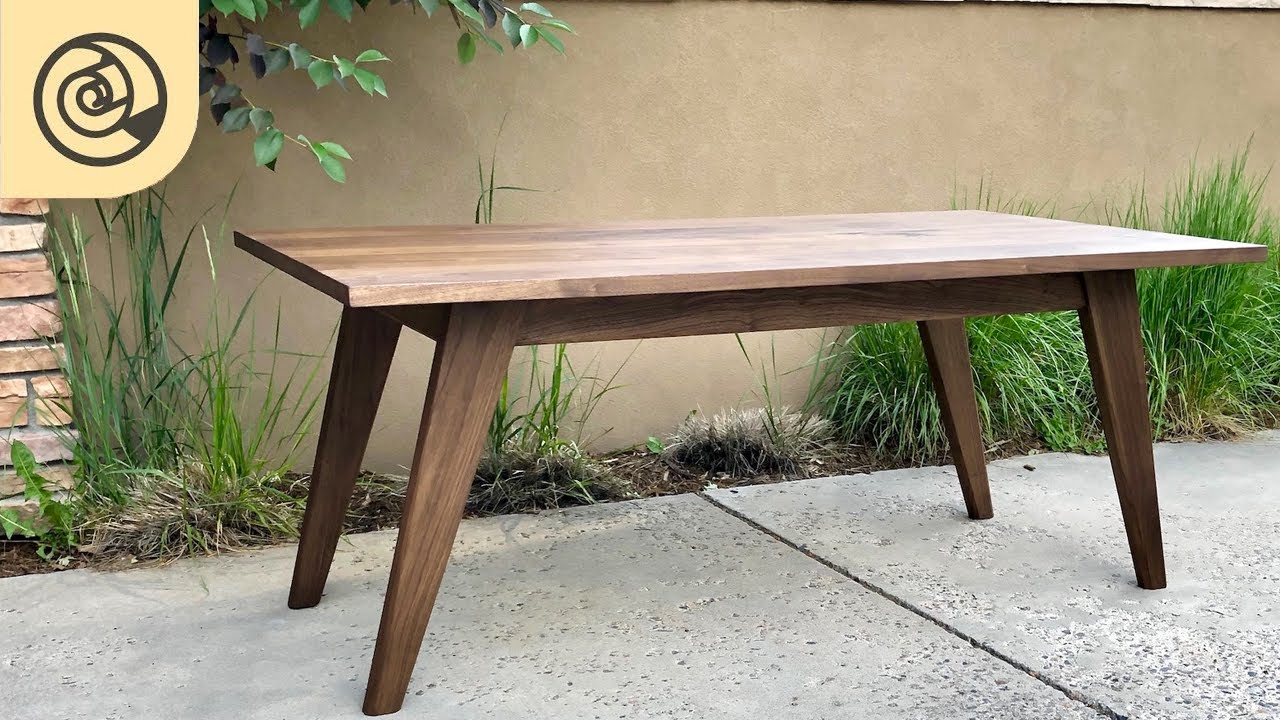 Mesa De Comedor Moderna Estilo Medio Siglo - Hazlo Tu Mismo!