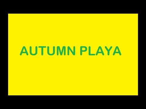 Autumn Playa - Antonio Anastasio