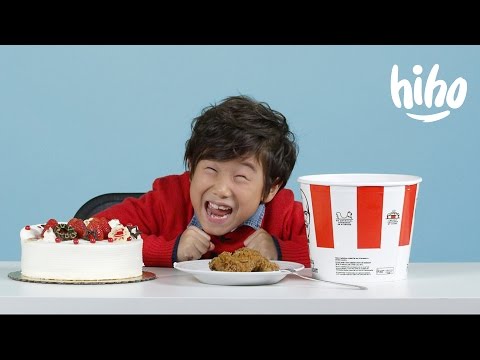 Christmas Foods | American Kids Try Food from Around the World - Ep 10 | Kids Try | Cut
