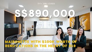 Huge maisonette in the heart of D19 with beautiful renovations! | Lorong Ah Soo | JNA Unlocked 121
