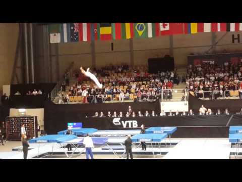 DEMIRO O DOMIRO Morgan FRA compulsory Trampoline World Championships 2015