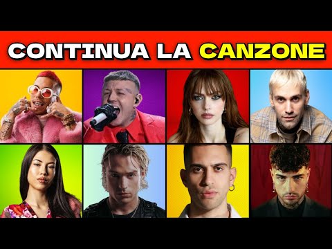 QUIZ - CONTINUA LA CANZONE | Top Canzoni Italiane 2016 - 2024 🇮🇹 🎵 | FINISH THE LYRICS