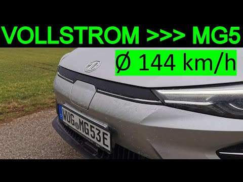 MG 5 Electric - Kombi wird zum Sportler, wir fahren richtig schnell auf der deutschen Autobahn.