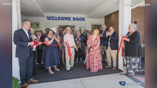 Southbury Public Library in Connecticut reopens a year after devastating 2024 floods