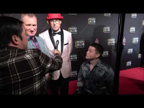 Geoff Watson, David Collinson and Alex Lewis Carpet Interview at Beverly Hills Film Festival 2023