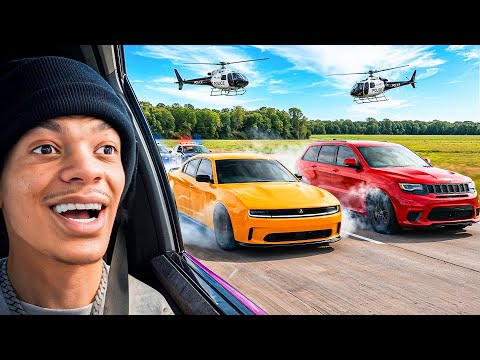 RACING 1000HP TRACKHAWK IN MY 2026 SCATPACK CHARGER...