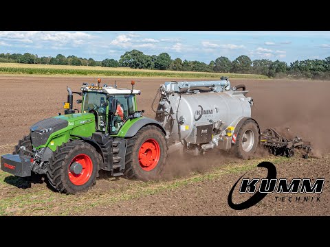 KUMM Technik KTR / KTX Einachs - Ausbringfass | FENDT 1050 Traktor | Gülletechnik