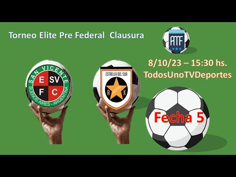 Empalme San Vicente FC vs. Estrella del Sur - Fecha 5 - Torneo Elite Pre Federal - Metropolitana
