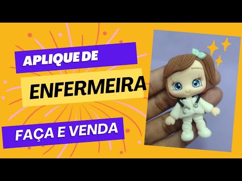 Aplique de biscuit enfermeira #comofazerbiscuit #biscuit #biscuitiniciante