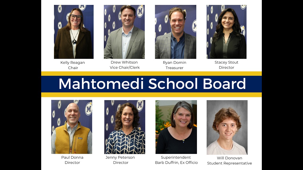 Mahtomedi Public Schools School Board Study Session/Special Meeting September 14, 2026