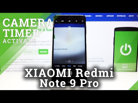 How to Set Camera Timer in XIAOMI Redmi Note 9 Pro- Find Camera Countdown