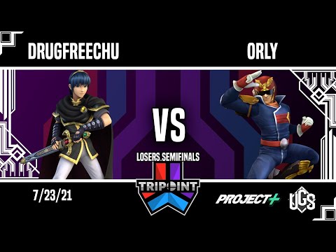 Tripoint Smash 106 - Losers Semifinals - Drugfreechu(Marth) Vs. ORLY(Captain Falcon)