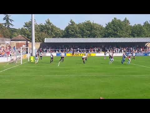 Weymouth's 3rd goal v Dorchester, 28th August 2017