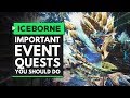 Monster Hunter World Iceborne | Most Important Event Quests You Need to Do Soon!