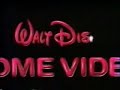 1986 Walt Disney Home Video Logo Low Pitched