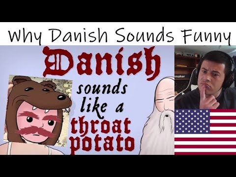 American Reacts - Why Danish sounds funny to Scandinavians - NativLang