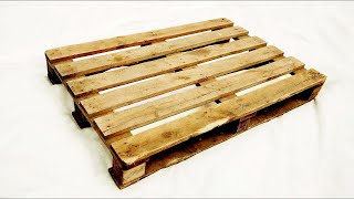 The best option for recycling old pallets! A unique idea