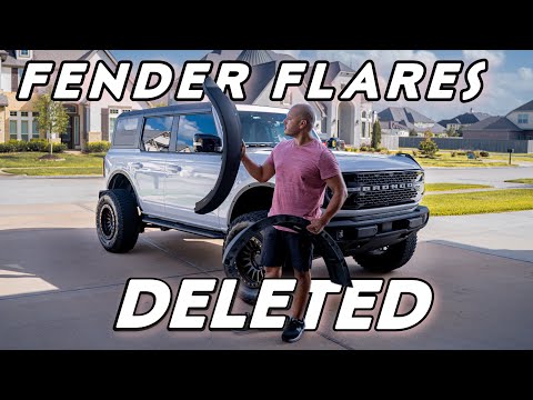 SHOULD YOU DELETE YOUR FORD BRONCO FENDER FLARES? Fender Flare Delete From Hooke Road