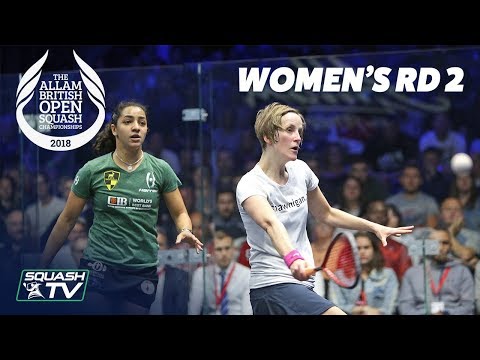 Squash: Allam British Open 2018 - Women's Rd 2 Roundup [Part 2]