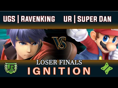 Ignition #181 LOSERS FINALS - UGS | Ravenking (Ike) vs UR | Super Dan (Mario)
