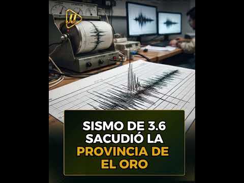 Sismo de 3.6 sacudió la provincia de El Oro