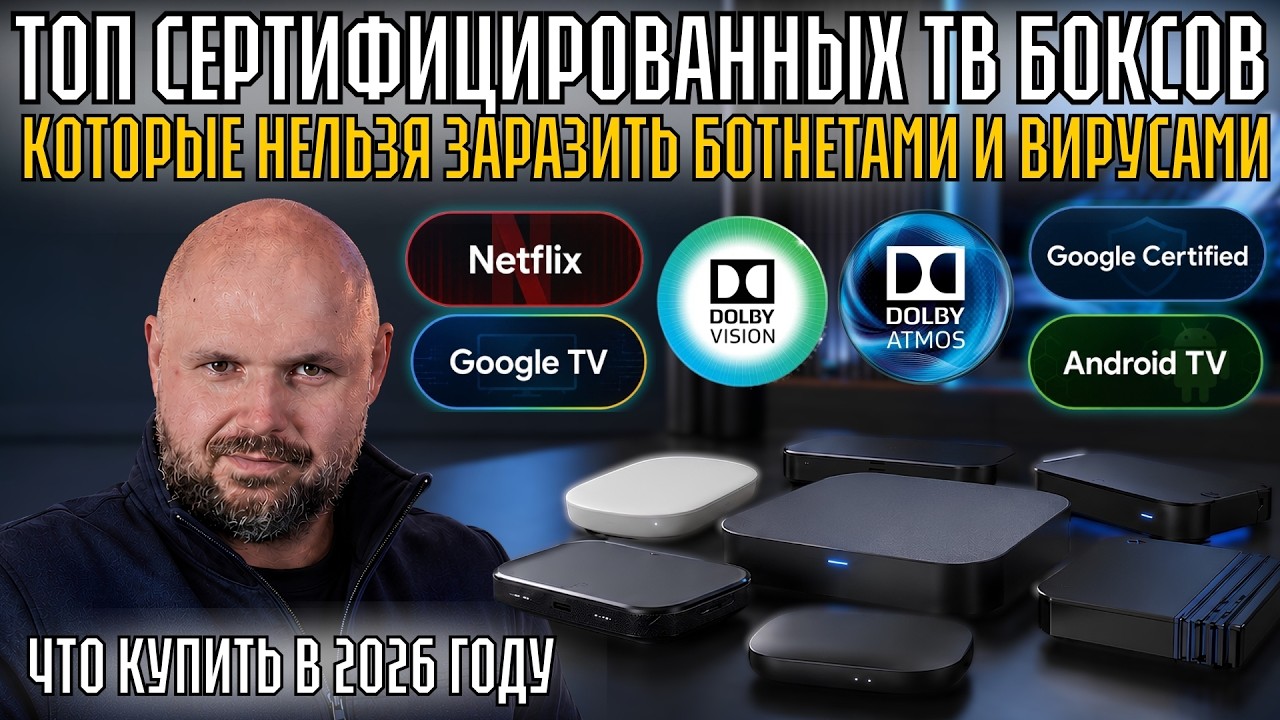 ТОП СЕРТИФИЦИРОВАННЫХ ТВ БОКСОВ НА ЛЕТО-ОСЕНЬ 2026, КОТОРЫЕ НЕЛЬЗЯ ЗАРАЗИТЬ БО