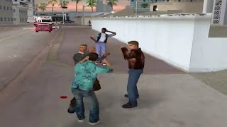 GTA Vice City Cheat Codes |Pedistrian Riot, Fight and Have Weapons| |Gameplay| |HD|