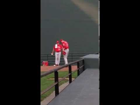 Garrett Richards Pre-Game Bullpen vs. Orioles 7/30/14