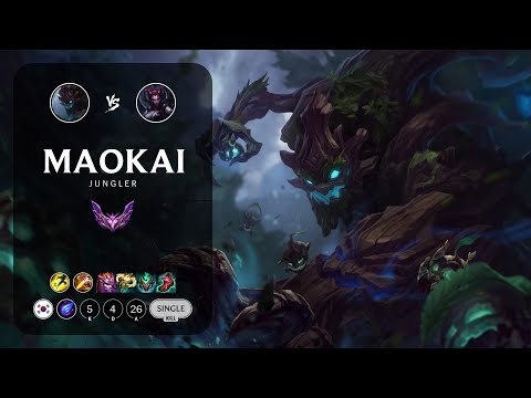 Maokai Jungle vs Elise - KR Master Patch 13.24