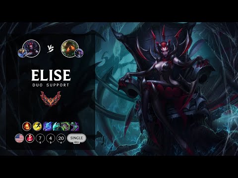 Elise Support vs Nautilus - NA Grandmaster Patch 12.20