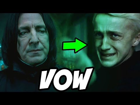 Why Snape Agreed to an Unbreakable Vow (and to Kill Dumbledore) - Harry Potter Explained