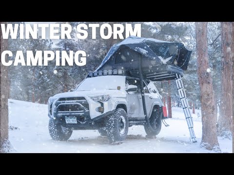 Solo Winter Camping 1 Hour | No Talking