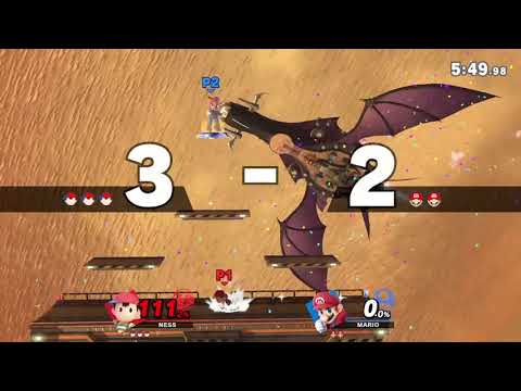 PSI Force (Ness) vs. Zenyou (Mario)