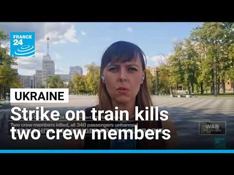 Russian strike on Ukraine passenger train kills 2