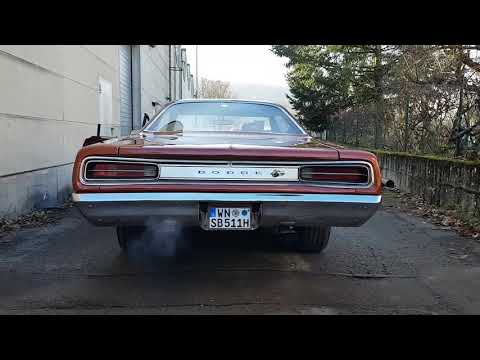 1970 Dodge Super Bee, 511 Cui Hemi, Exhaust sound